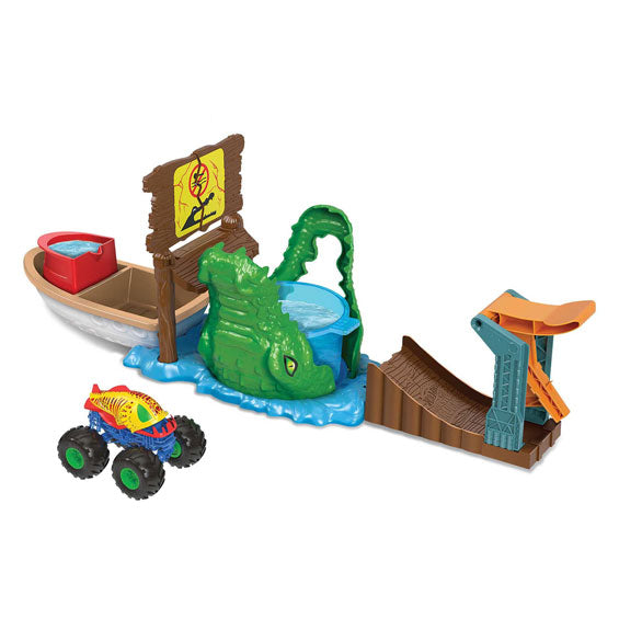 Hot Wheels Monster Trucks Swamp Chomp Spielset