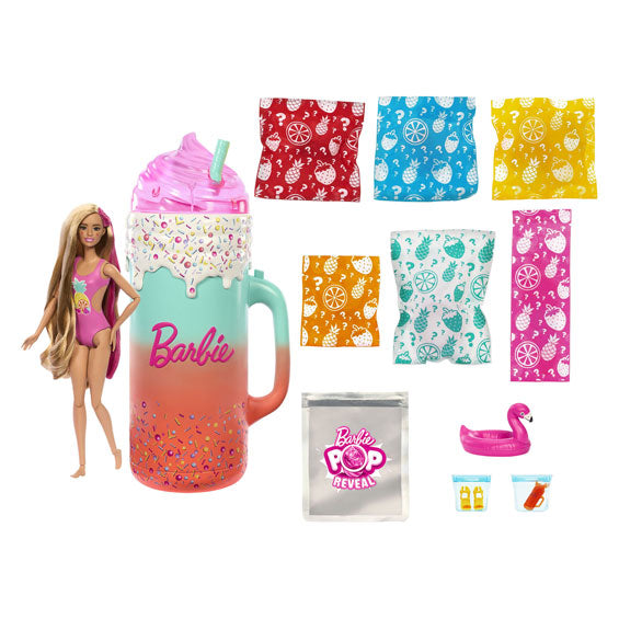 Mattel Barbie Modepuppen-Enthüllungs- und Überraschungsgeschenkset