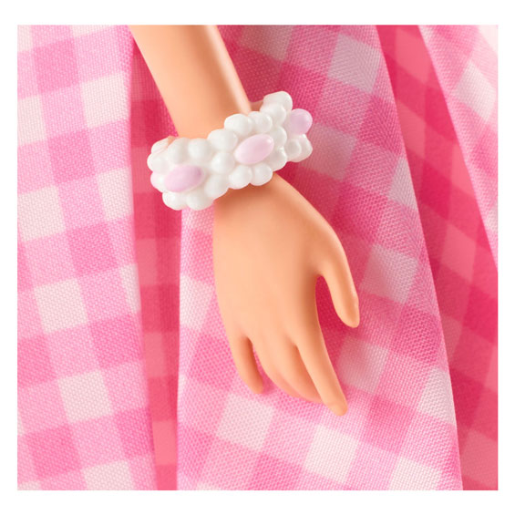 Mattel Barbie aus dem Film, Modepuppe im rosa Vichy-Kleid
