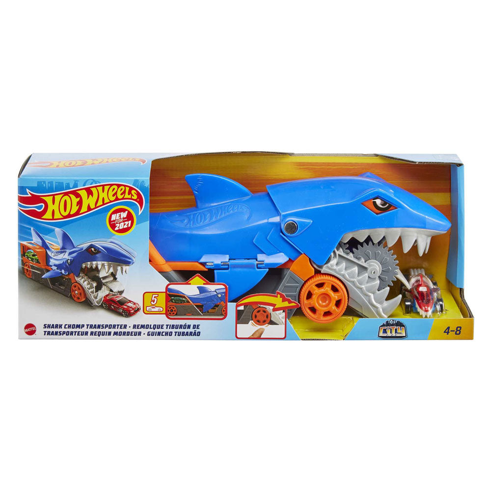 Mattel hot wheels city haaien transportwagen