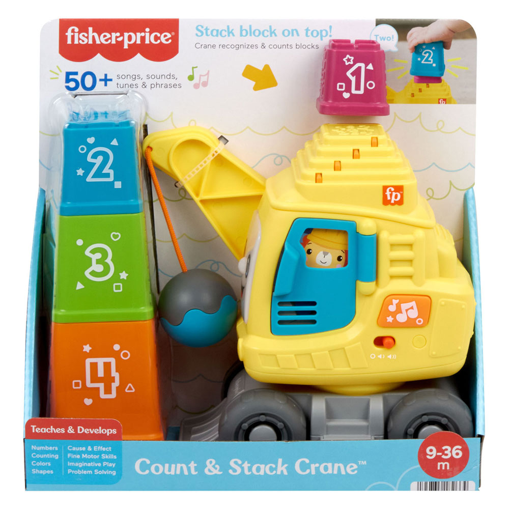 Mattel fisher-price tel- en stapelkraan