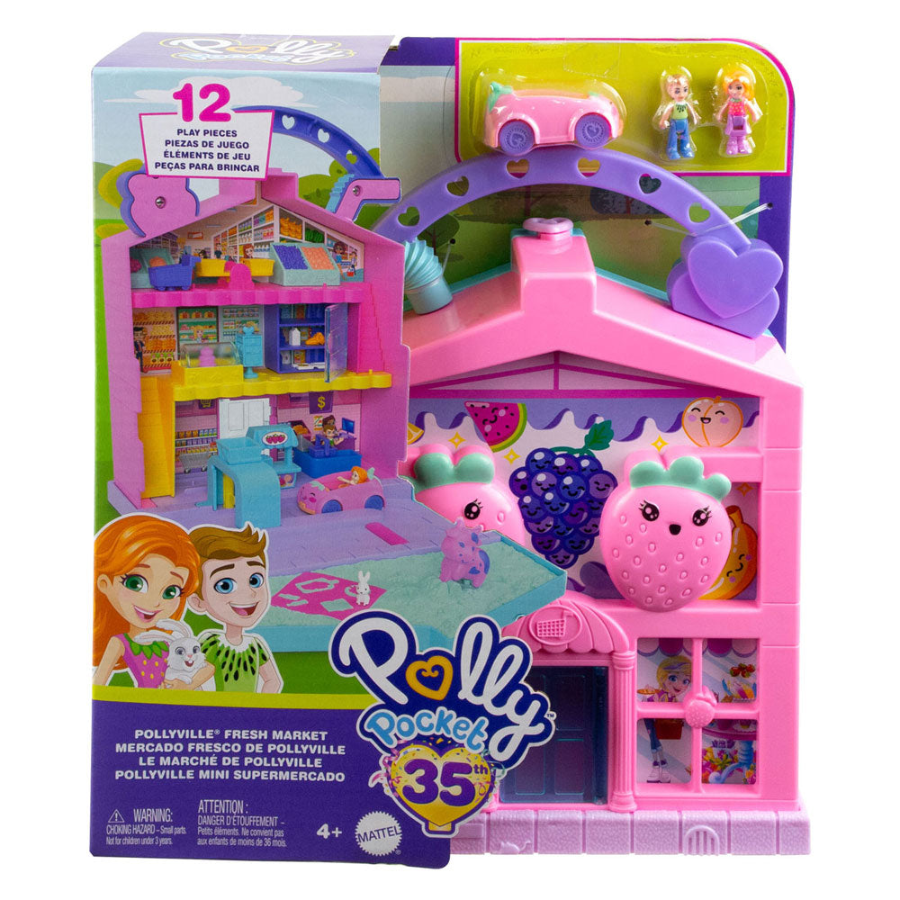 Mattel Polly Pocket Pollyville Frischmarkt