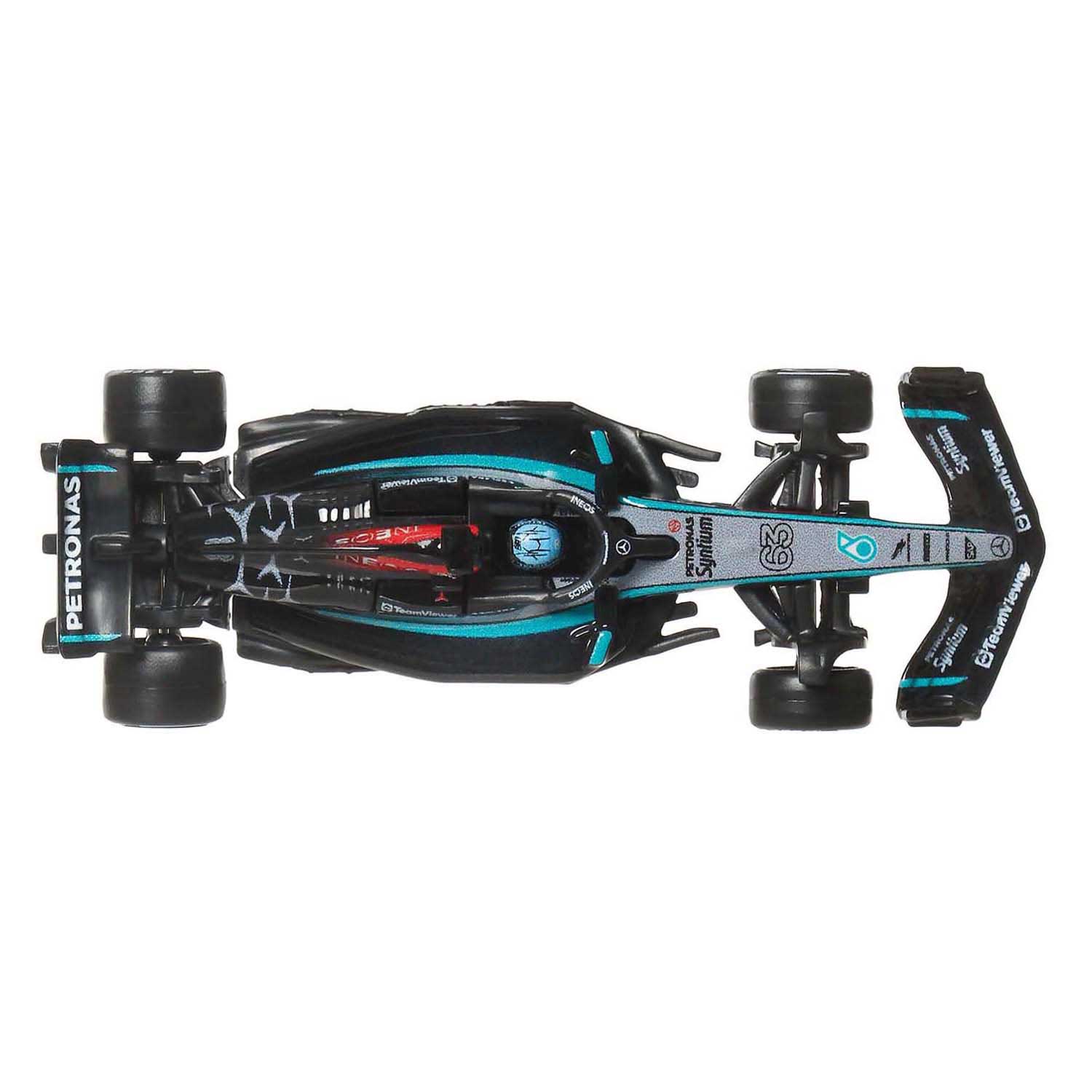 Hot wheels premium metalen formule 1 verzamelbaar speelgoed raceauto - george russell mercedes-benz