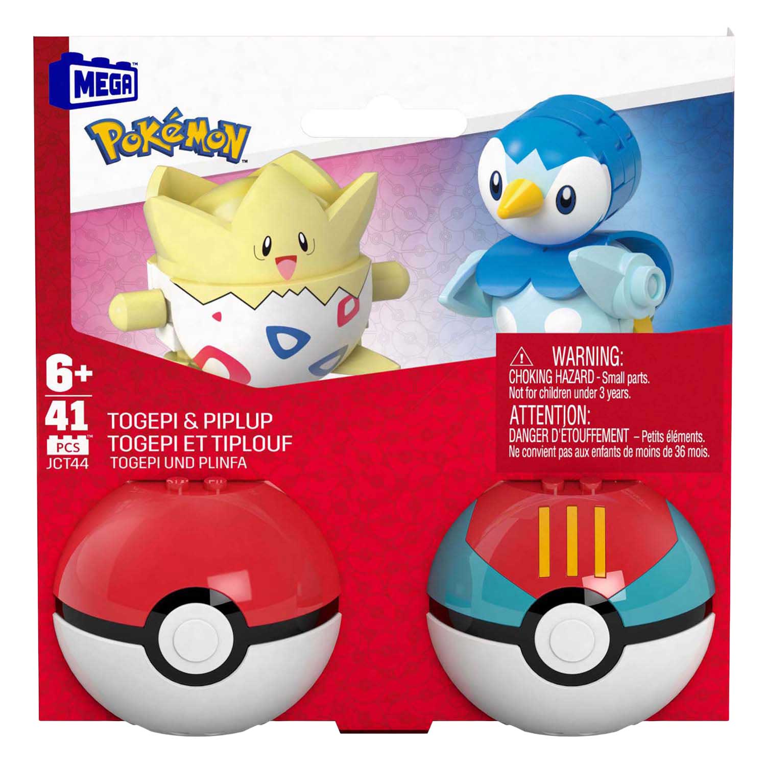 Mega Bloks Mega Construx Pokémon-Bauset – Plinfa und Togepi