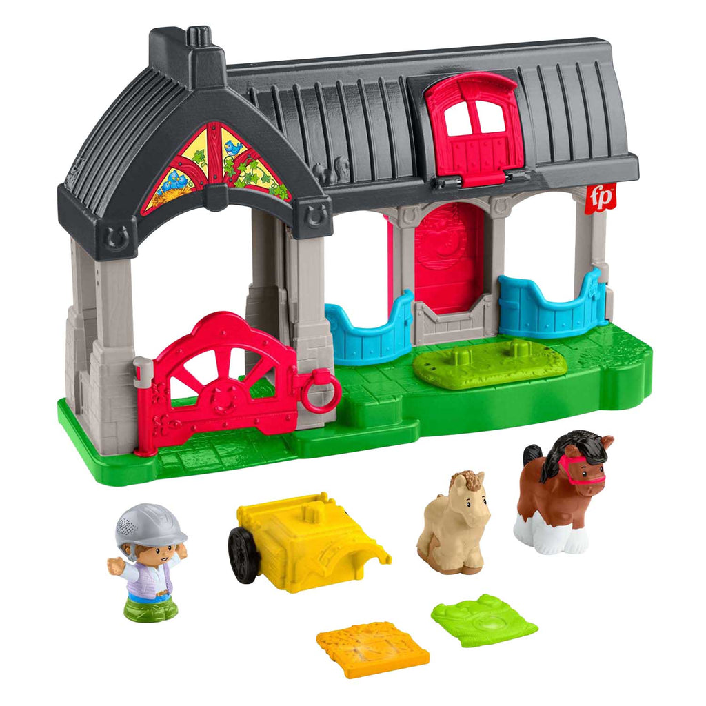 Fisher-price little people vriendelijke paardenstal - speelfiguur