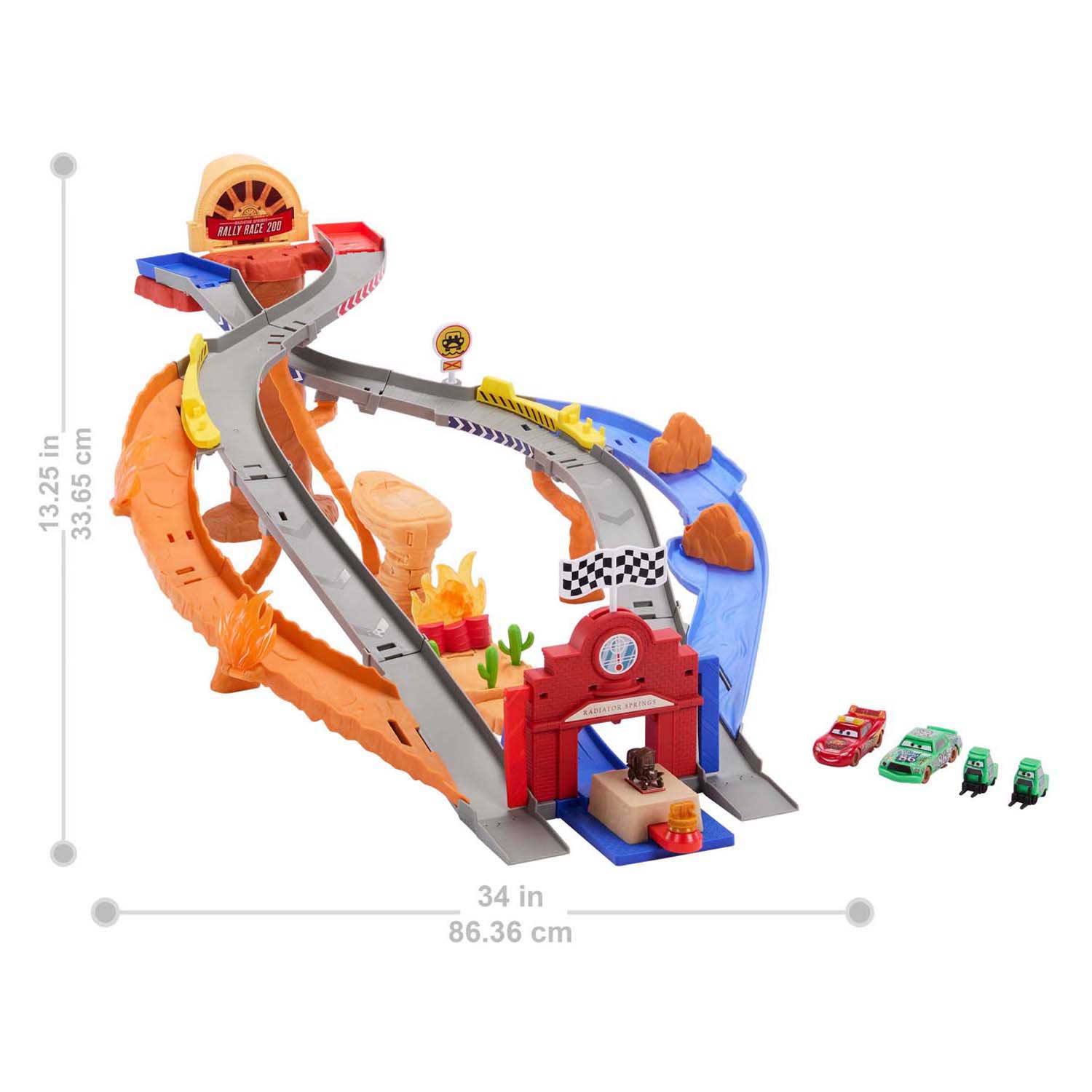 Disney pixar cars reddingsweg racebaan