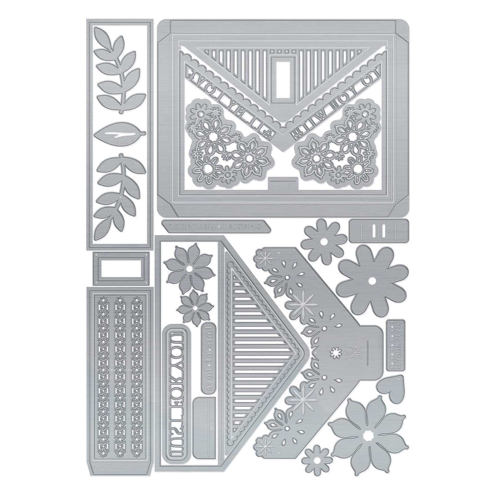 Tonic studios • dimensions die set sent with love