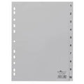 Numerieke tabbladen durable 6511 10 tabs 11 gaten grijs
