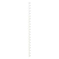 Gbc bindruggen plastic a4 10mm wit capaciteit 65vel