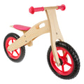 Msg Laufrad aus Holz mit Holzgriff, 12 Zoll, rot