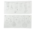 Decoris raamdecoratie sticker kerstsfeer
