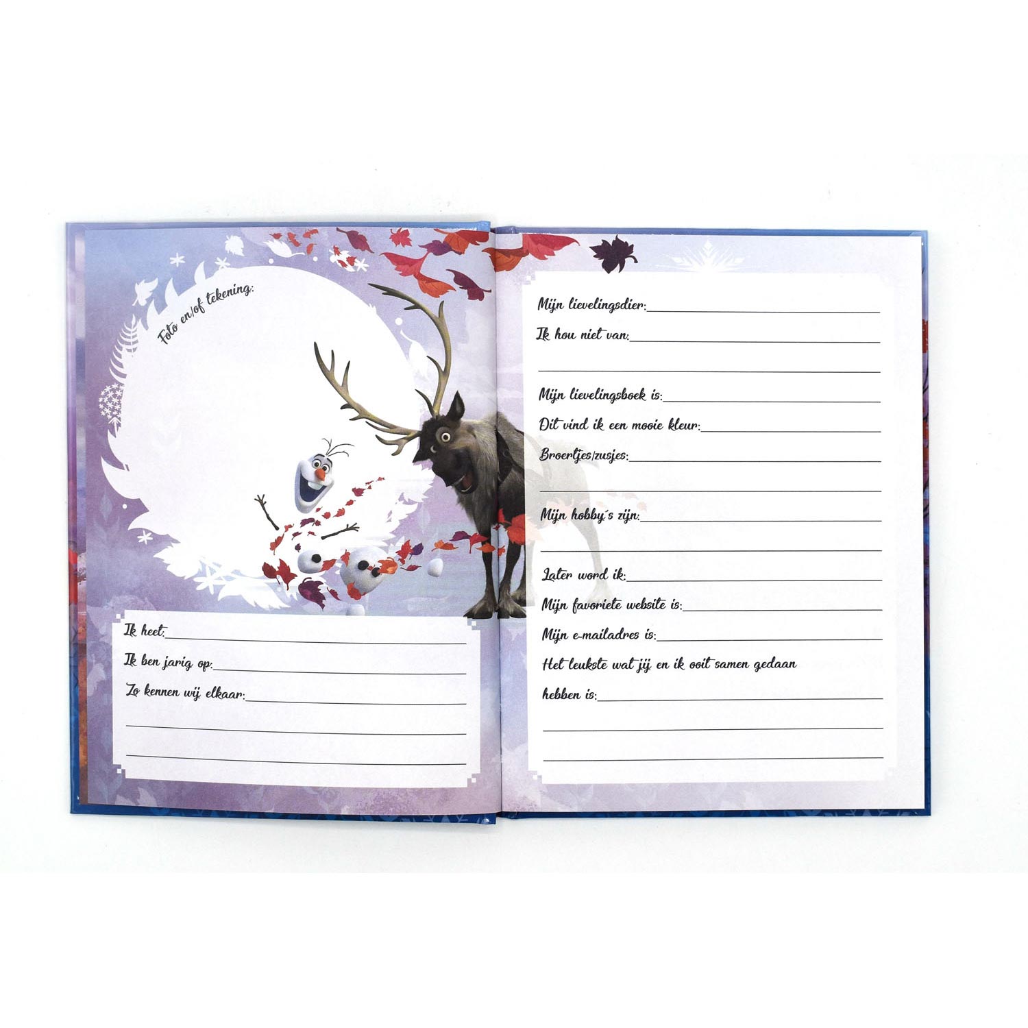 Disney vriendenboek frozen 2