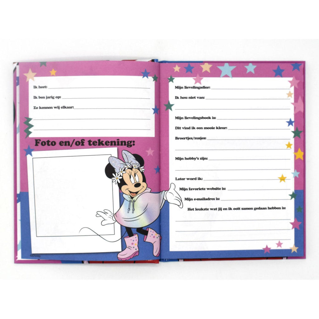 Interstat vriendenboek minnie mouse. 4+