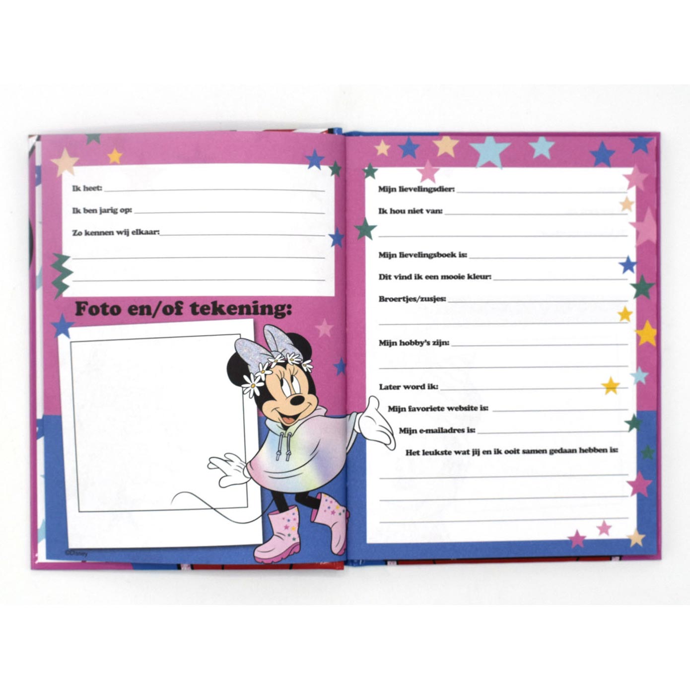 Interstat vriendenboek minnie mouse. 4+