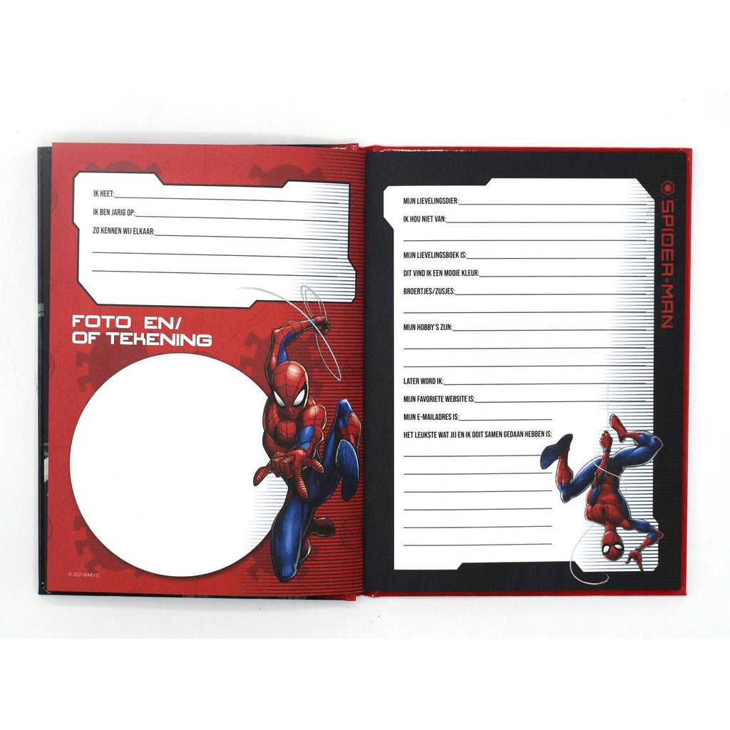 Imagebooks vriendenboek spiderman