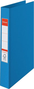 Esselte vivida 4-rings ringband voor 190 a4 vel - rugbreedte van 42mm - blauw