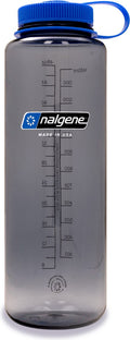 Nalgene drinkfles wide mouth sustain silo 1,5 liter (transparant grijs)