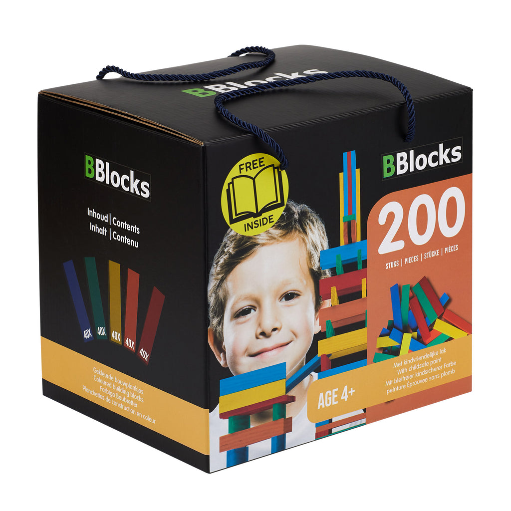 Bblocks Bauplatten Farbe, 200 Stück.