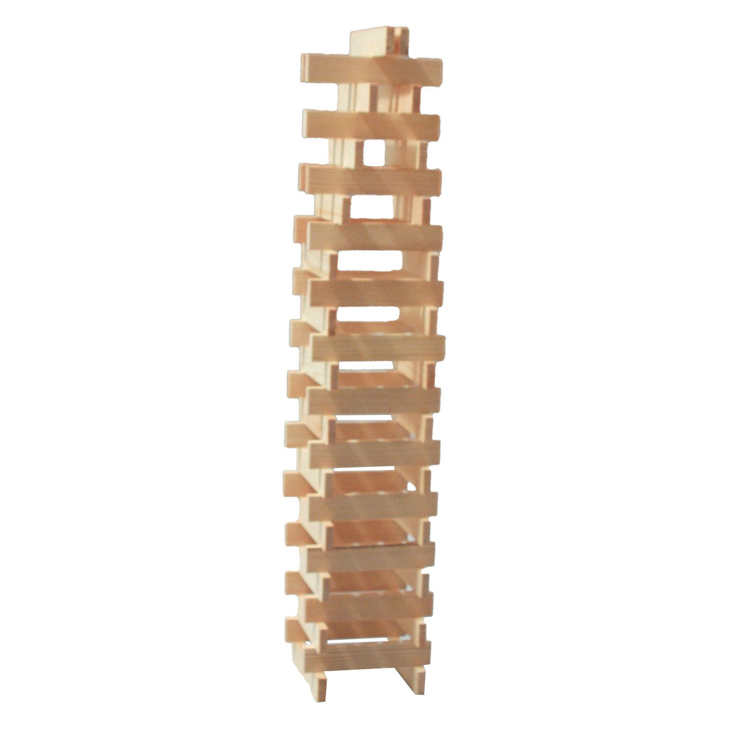 Bblocks houten plankjes in luxe houten kist 500 stuks