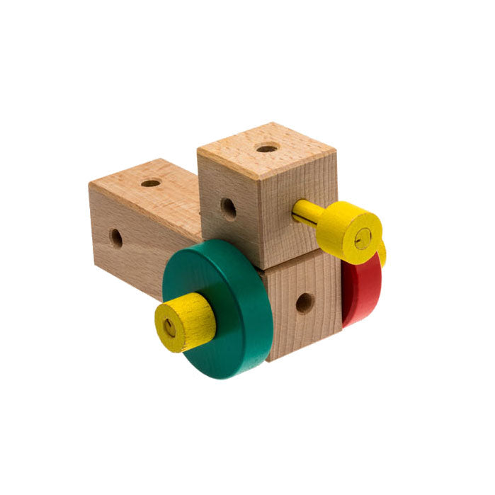 Matador Maker Country Baukasten aus Holz, 38-teilig.