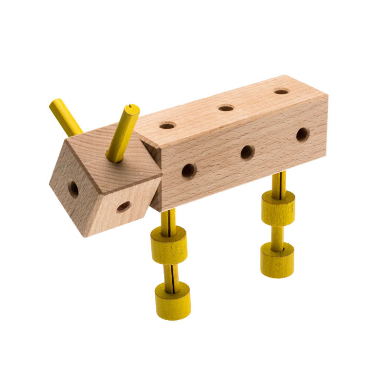 Matador Maker Country Baukasten aus Holz, 38-teilig.