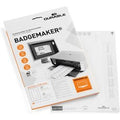 Insteekkaarten voor badges durable badgemaker wit