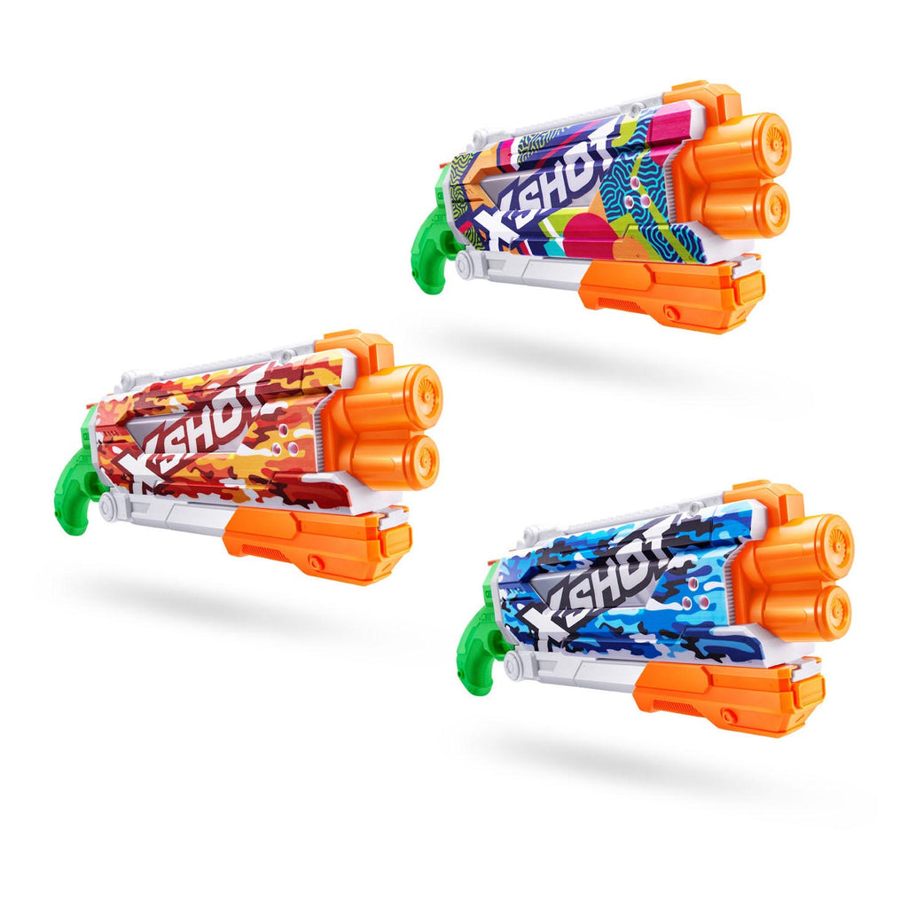 ZURU X-shot Wasserpistole mit Schnellbefüllung, Pumpmechanismus, 500 ml