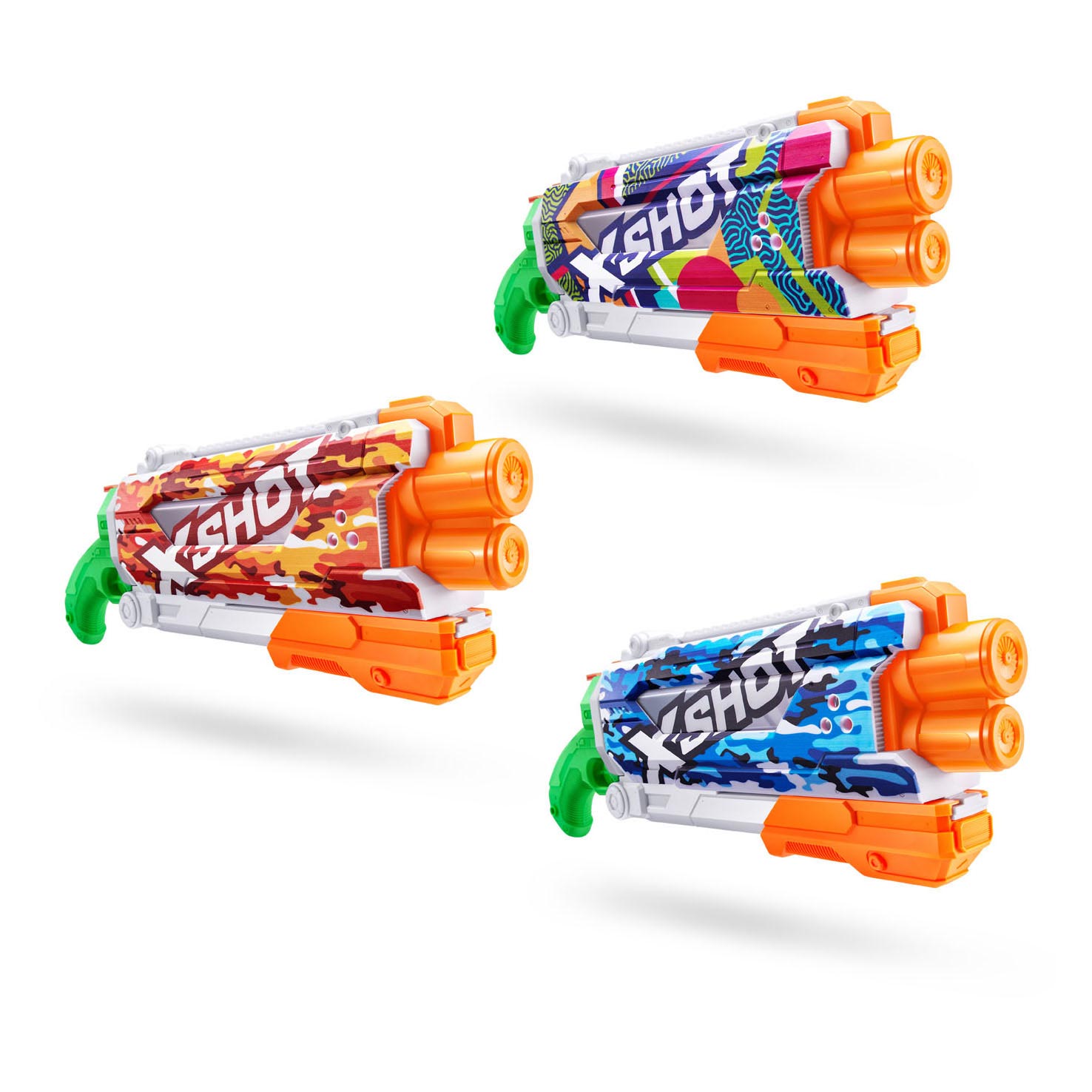ZURU X-shot Wasserpistole mit Schnellbefüllung, Pumpmechanismus, 500 ml