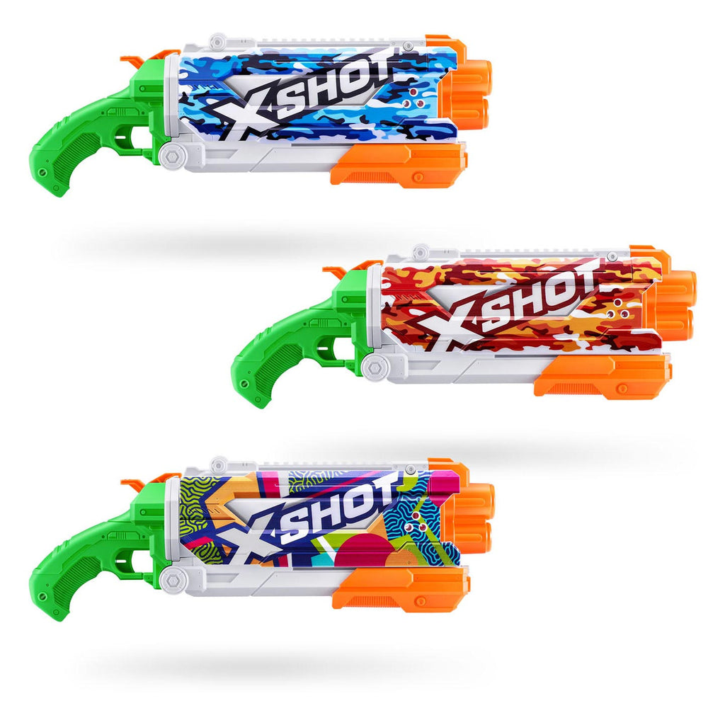 ZURU X-shot Wasserpistole mit Schnellbefüllung, Pumpmechanismus, 500 ml
