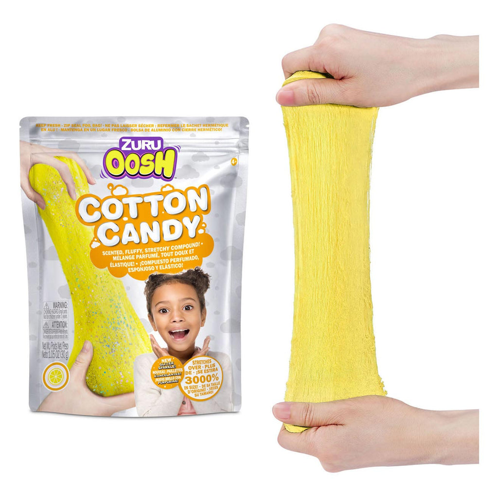 Zuru sensorisch speelgoed oosh cotton candy suikerspin multicolor 30g.