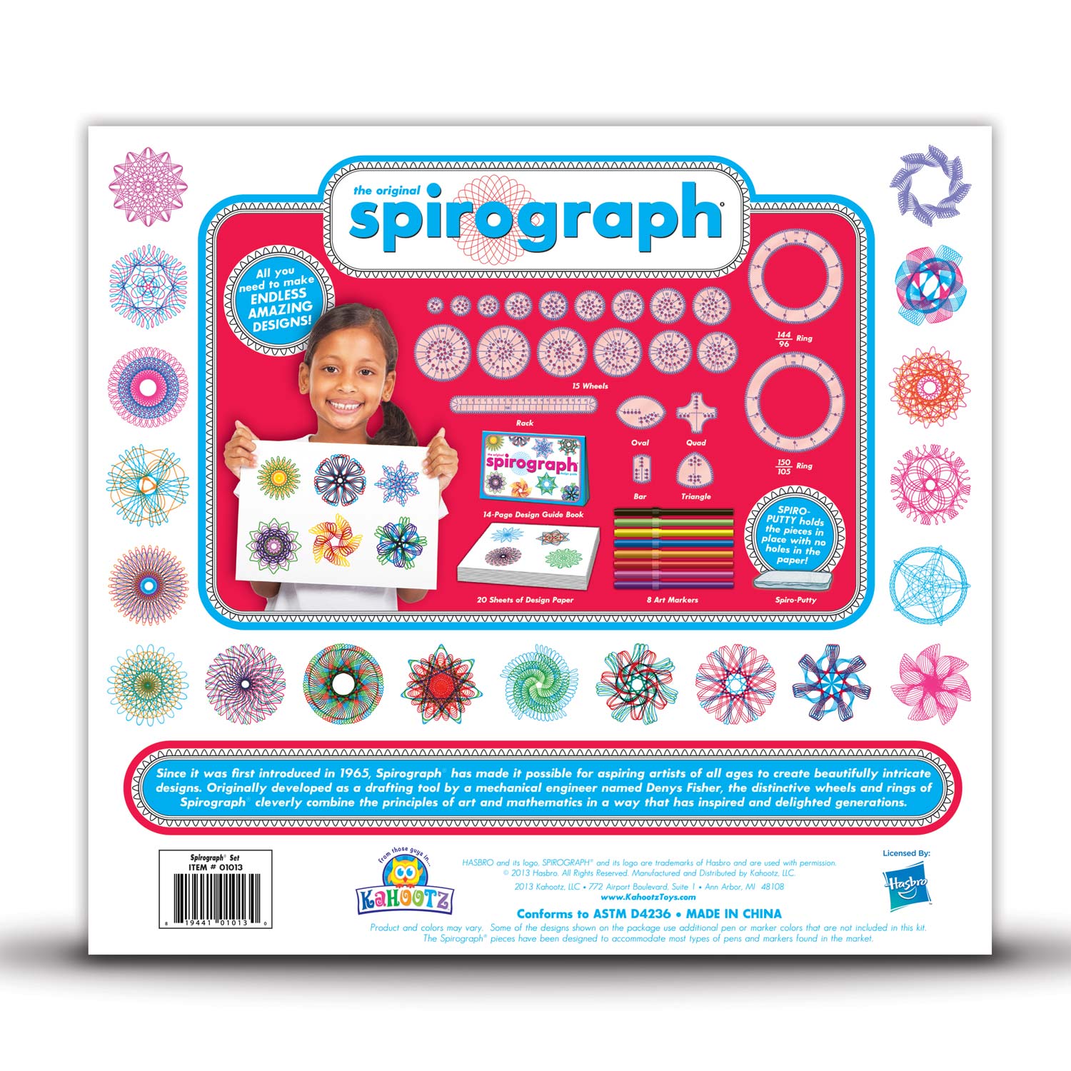 Hasbro spirograph speelset met markers