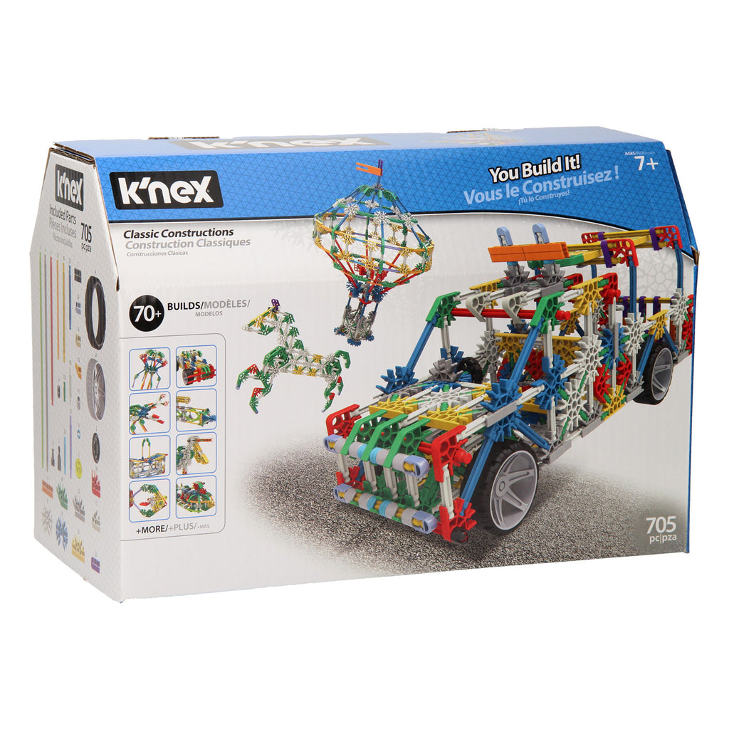 K'Nex Classic Bauset mit 70 Modellen, 705dlg.