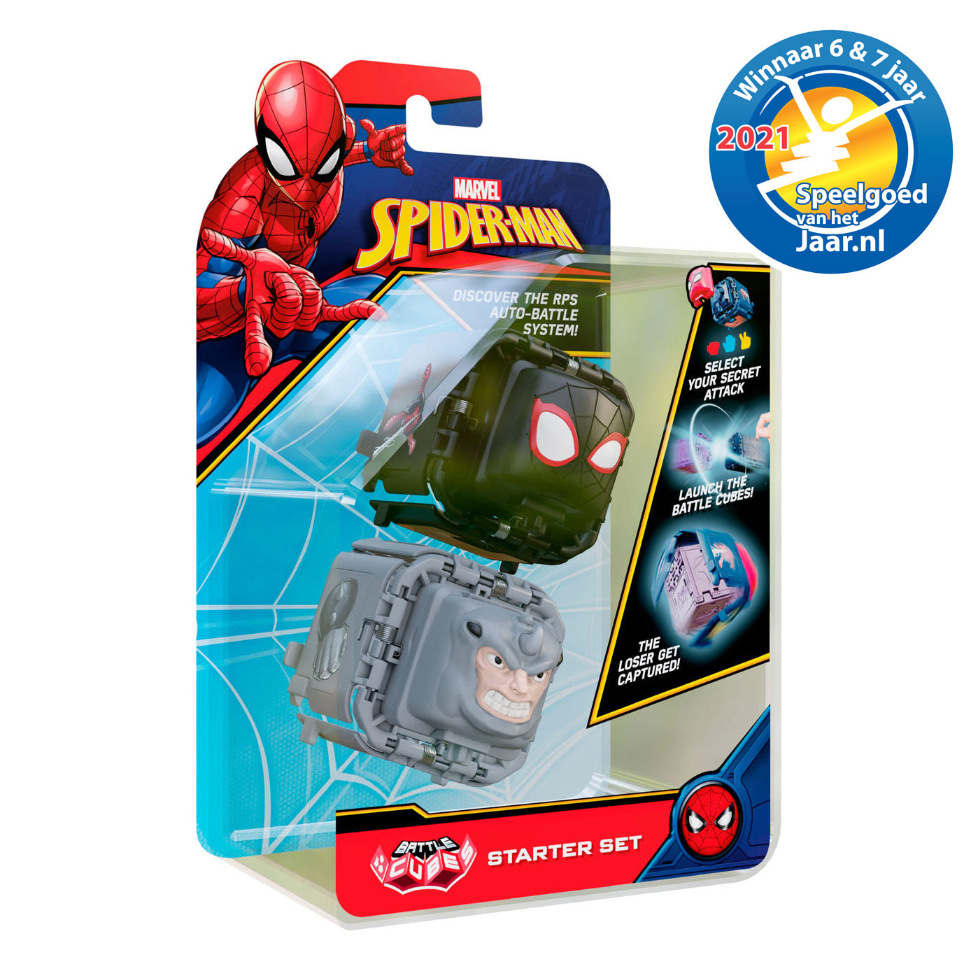 Boti Marvel Spider-Man Battle Cube – Miles Morales gegen Rhino