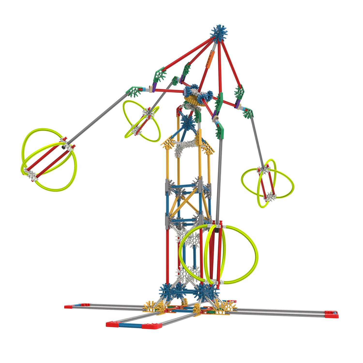 K'Nex Bauset mit 100 Modellen, 863dlg.