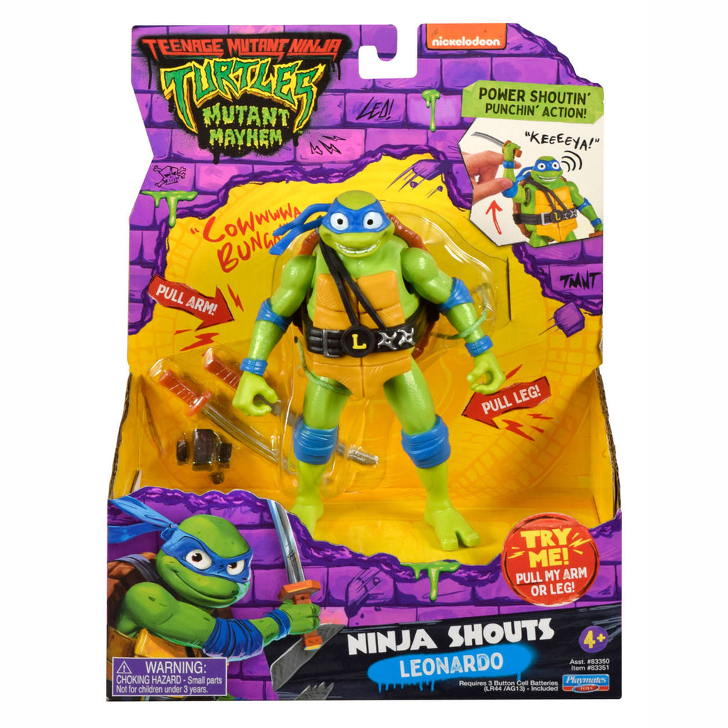 Boti Teenage Mutant Ninja Turtles Ninja-Rufe Spielzeugfigur - Leonardo