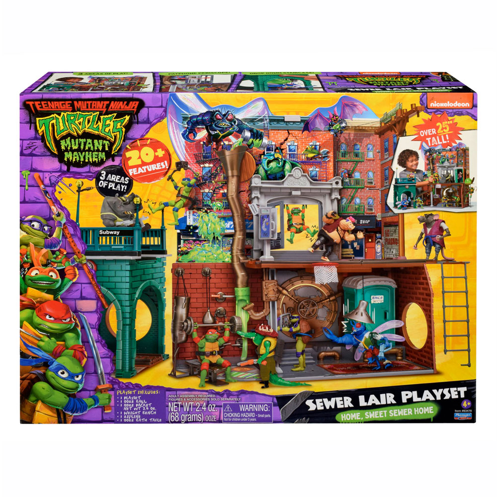 Boti Teenage Mutant Ninja Turtles Hauptviertel Spielset