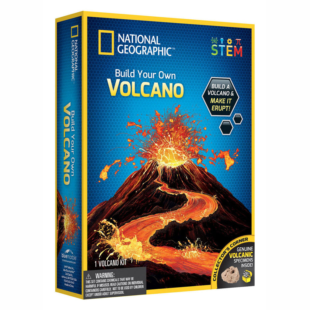 National Geographic baut Ihr eigenes Vulkan-Set auf