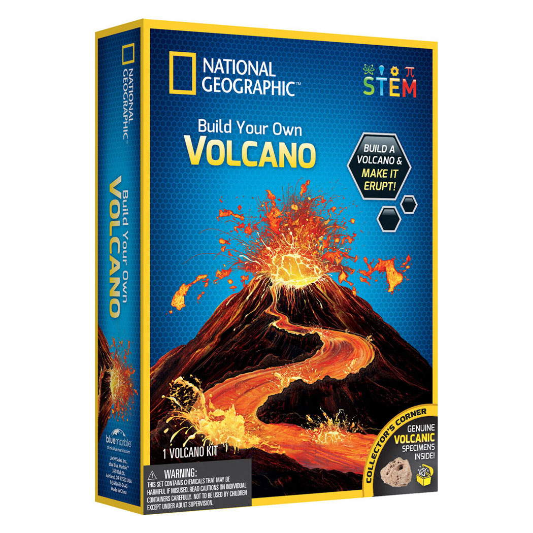 National Geographic baut Ihr eigenes Vulkan-Set auf