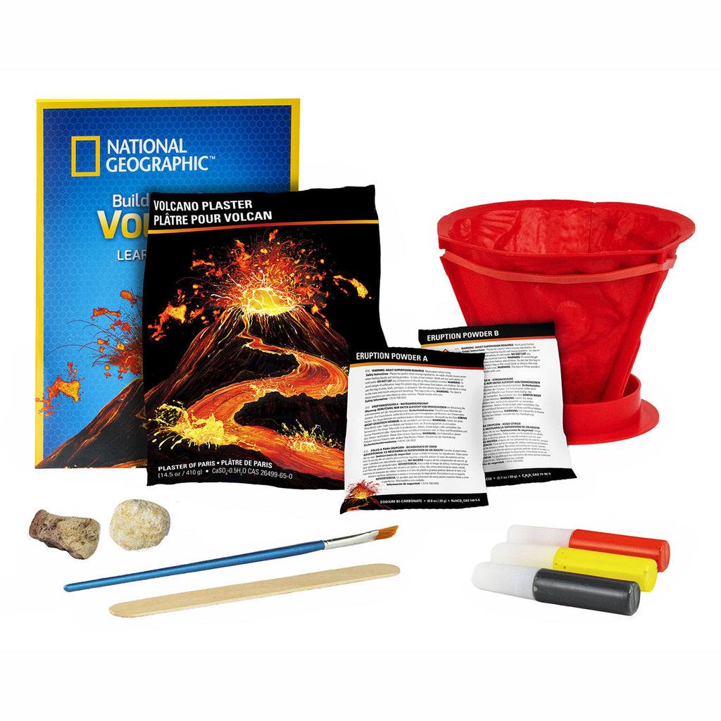 National Geographic baut Ihr eigenes Vulkan-Set auf
