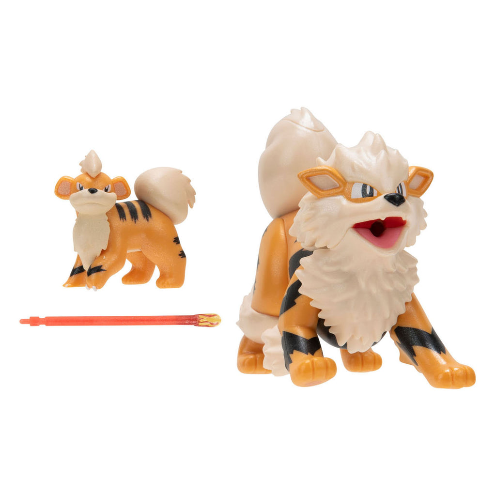 Boti Pokémon Evolution Multipack Spielfiguren Growlithe & Arcanine