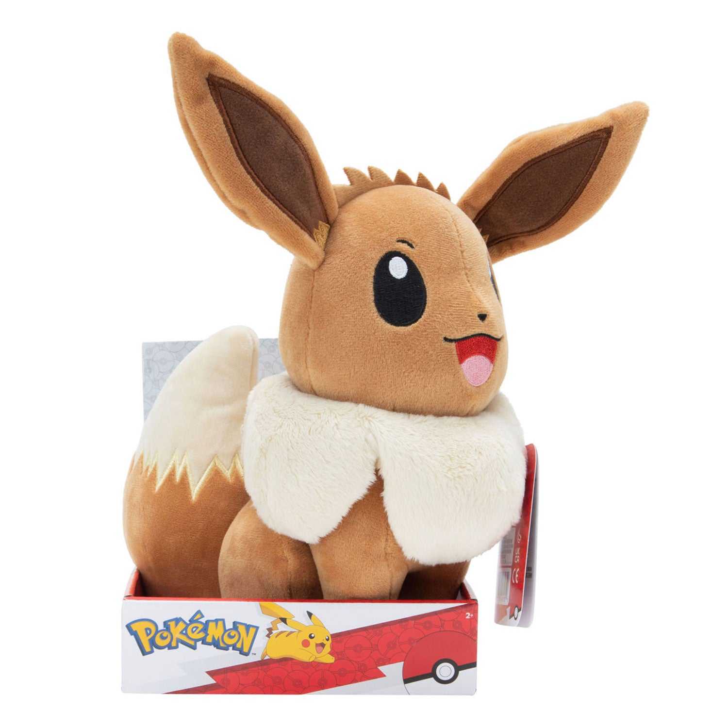 Jazwares Pokémon Plüsch-Eevee, 30 cm