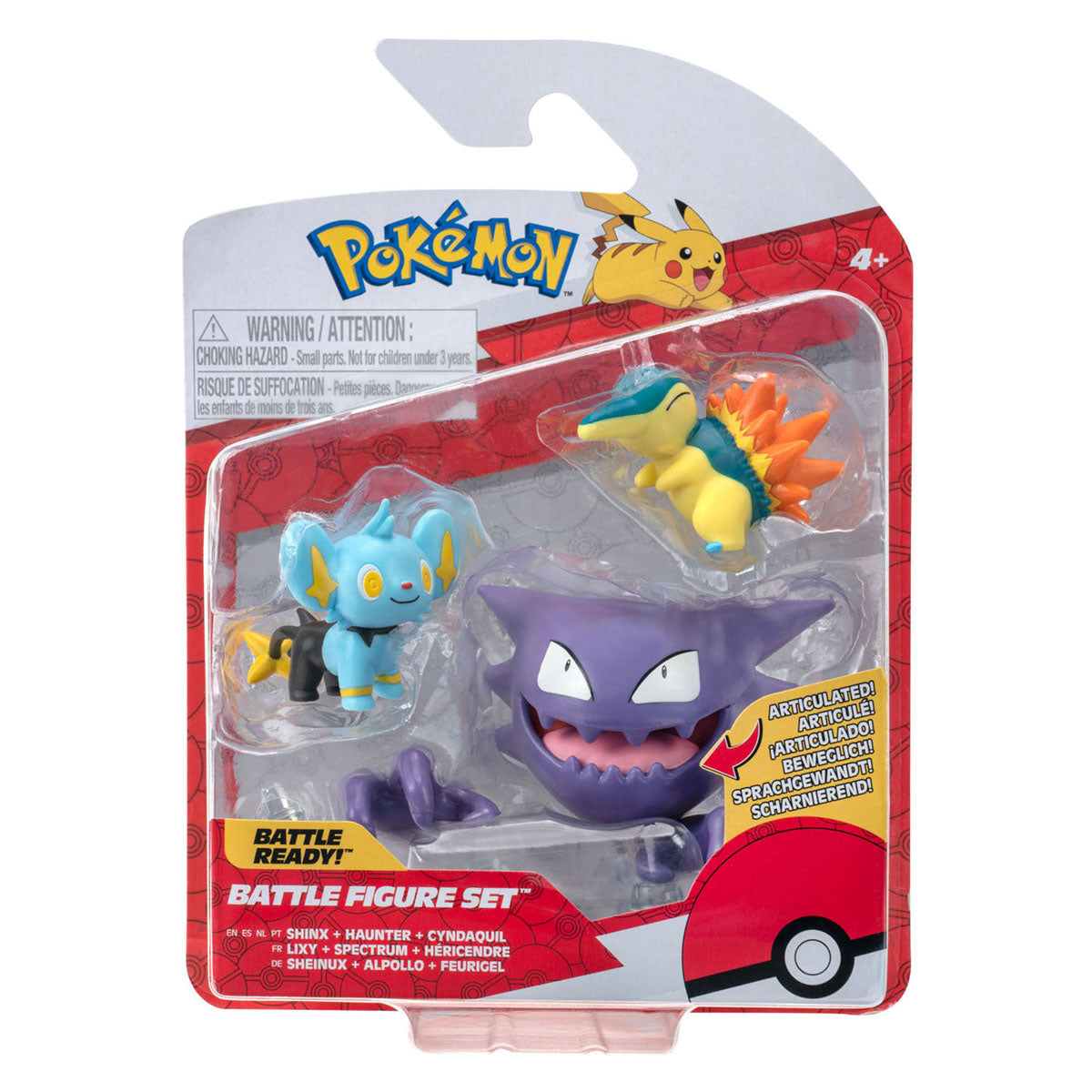 Boti Kampffiguren-Spielset Shinx, Feurigel, Haunter