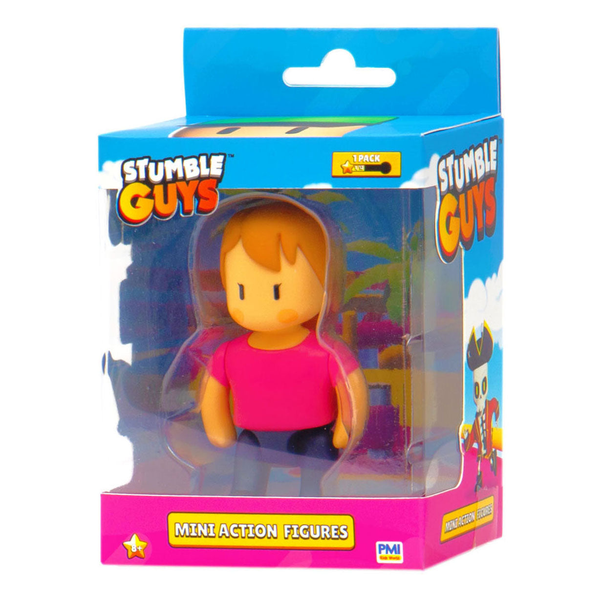 Boti Stumble Guys Mini-Actionfigur - Ms. Stumble