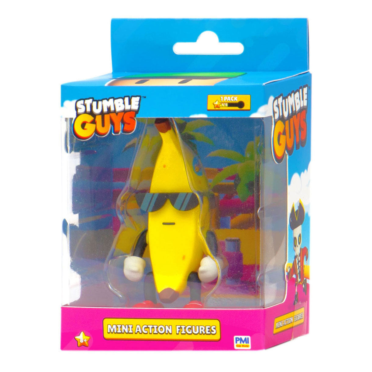 Boti stolpern Jungs Mini-Actionfigur Banana Guy