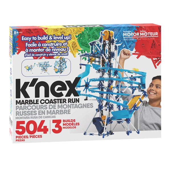 K'Nex Kugelbahn mit Motor, 504 Teile.
