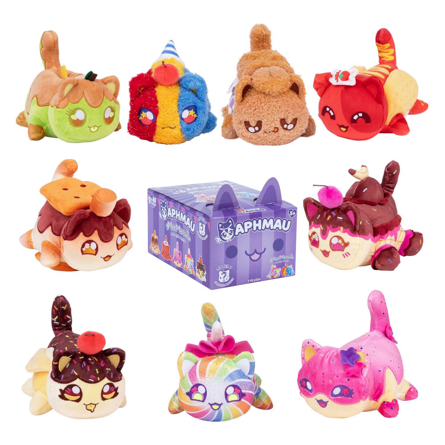 Boti Aphmau Mystery Meemeows Kuscheltier - Karnevalsleckereien
