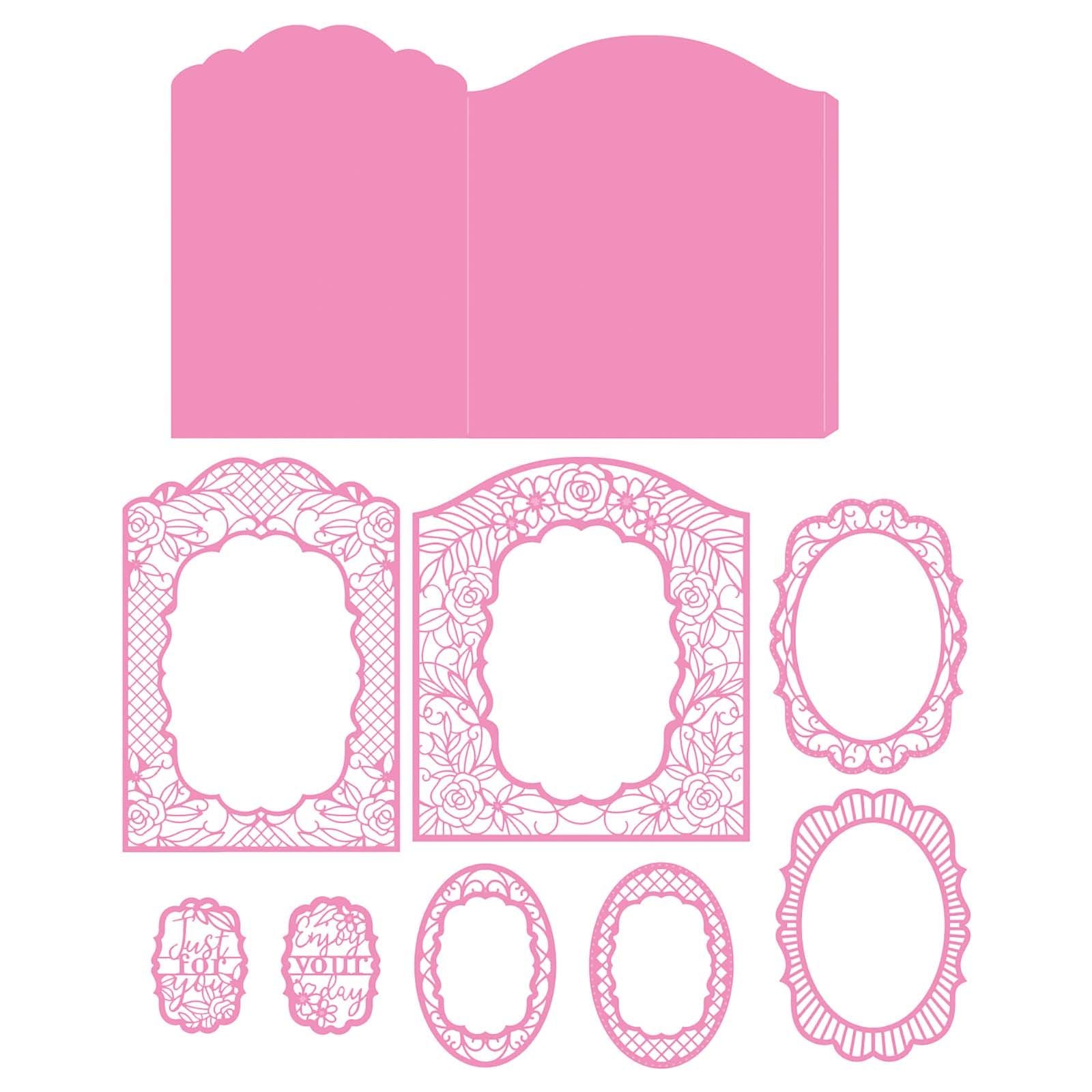 Tonic studios • dimensions dome card die set garden trellis