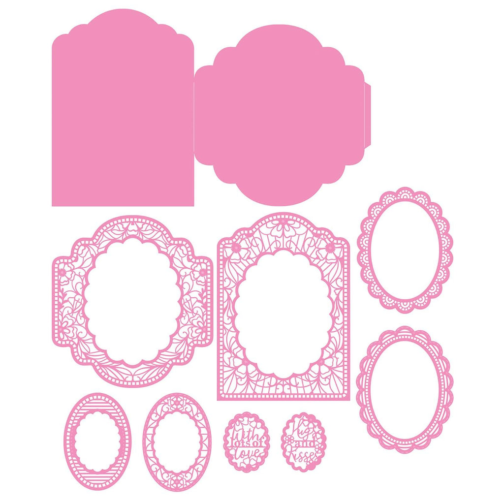 Tonic studios • dimensions dome card die set spring garden