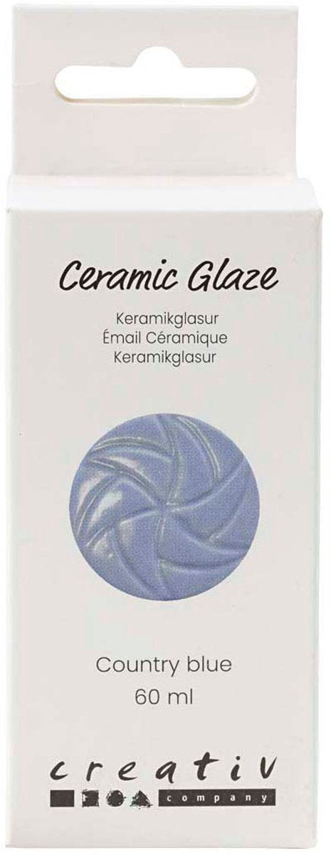 Creativ Company Keramikglasur 984-1101 c opak Country Blue - 60 ml