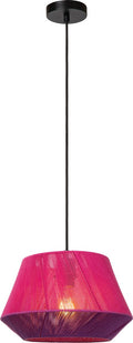 Lucide jessica - hanglamp - ø 30 cm - 1xe27 - roze - japandi
